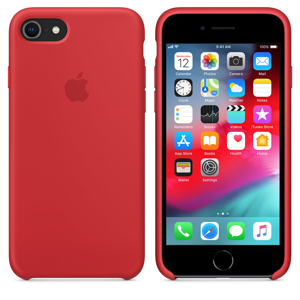 Silicone Case – Premium Grip & Scratch Protection (Red)