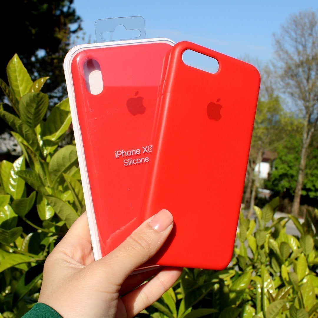 Silicone Case – Premium Grip & Scratch Protection (Red)