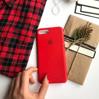 Silicone Case – Premium Grip & Scratch Protection (Red)