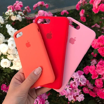 Silicone Case – Premium Grip & Scratch Protection (Red)