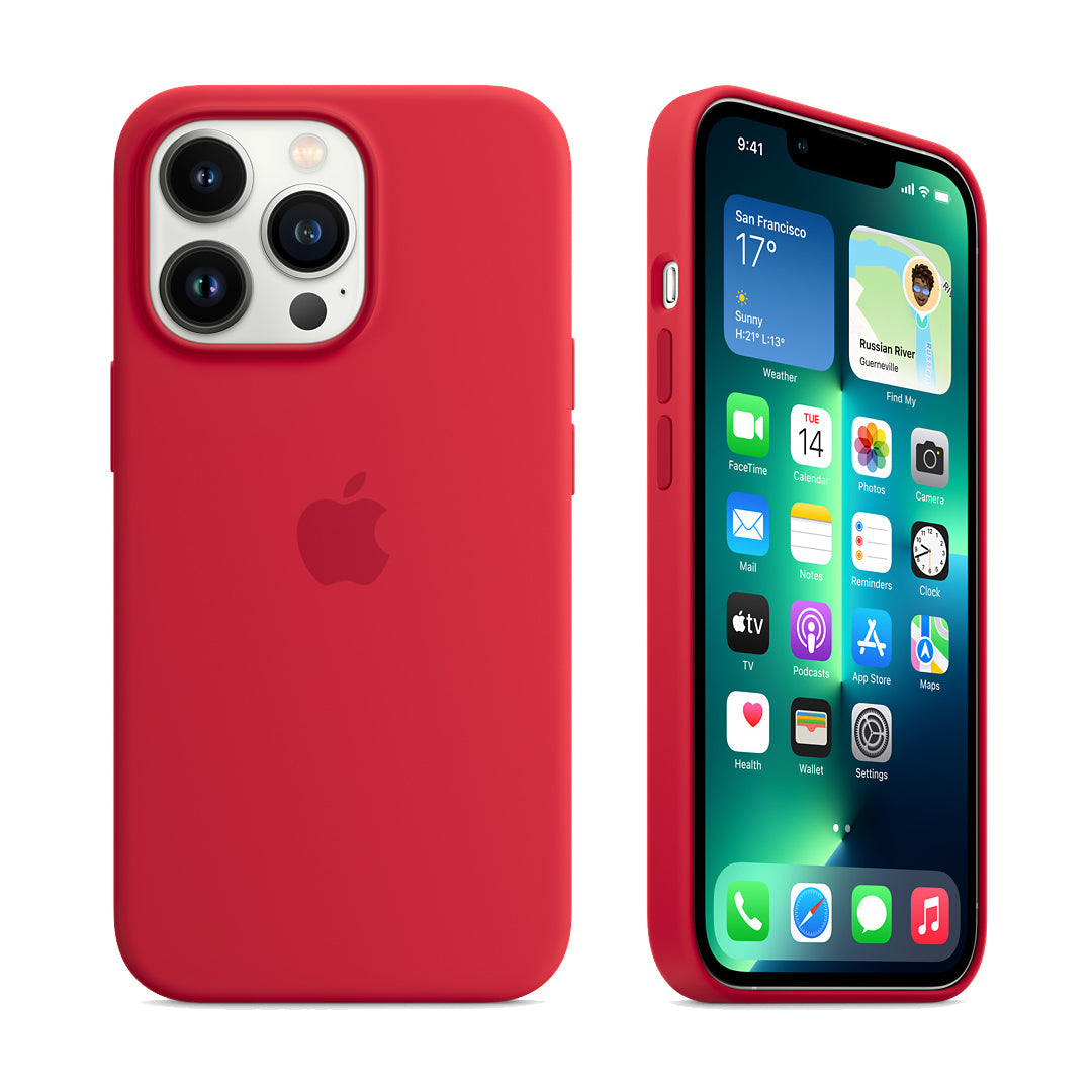 Silicone Case – Premium Grip & Scratch Protection (Red)